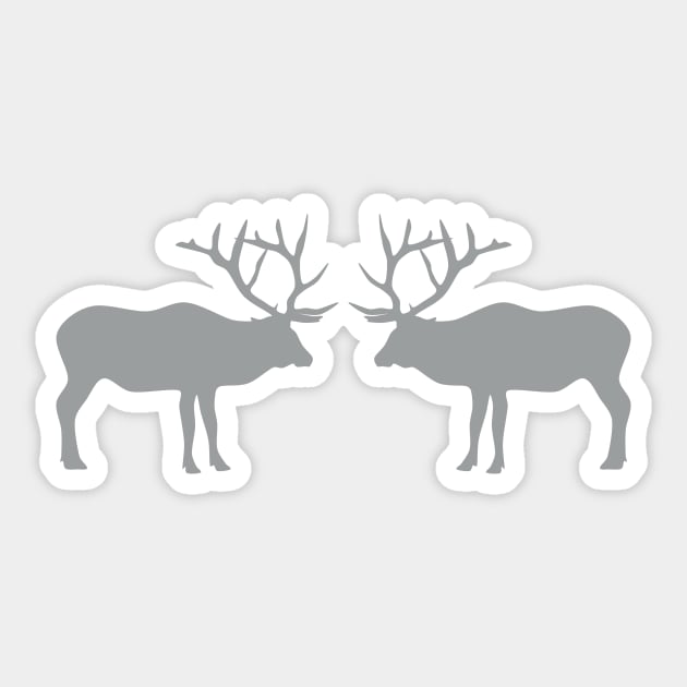 American Elk (Ripe) Sticker by Cascade Patterns